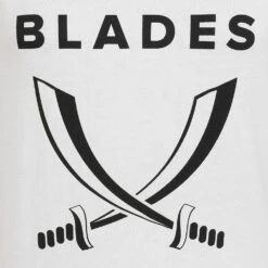 Ladies Blades Sword Tee W/B -Club Sport Wear Shop 3242