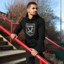 Adult Blades Hoody B/W -Club Sport Wear Shop 3378