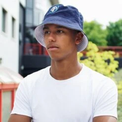 Navy Retro Bucket Hat -Club Sport Wear Shop 3834