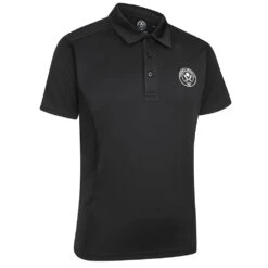 Mens Gym Polo Black -Club Sport Wear Shop 4057