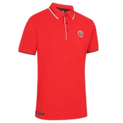 Rubber Full Crest Polo Red -Club Sport Wear Shop 4441