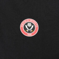 Rubber Full Crest LS Polo Black -Club Sport Wear Shop 4461