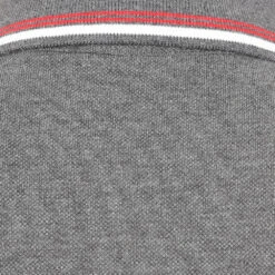 Rubber Full Crest LS Polo Grey -Club Sport Wear Shop 4468