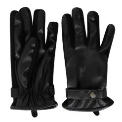 Crest Faux Leather Gloves -Club Sport Wear Shop 5770 21