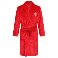 Adult Dressing Gown Red -Club Sport Wear Shop 5810 22