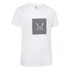Junior Sword Patch Tee White