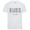 Junior Blades 1889 Tee White/Grey -Club Sport Wear Shop 6447 193