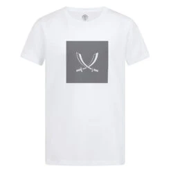Junior Sword Patch Tee White -Club Sport Wear Shop 6450 23