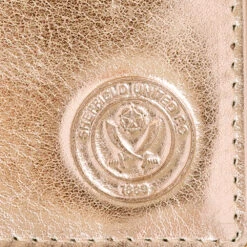 Gold Leather Purse -Club Sport Wear Shop 6472